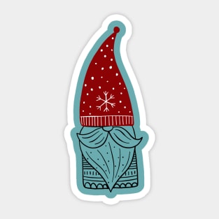 Winter Gnome Sticker